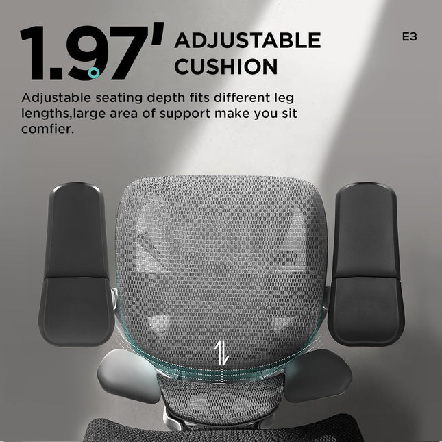 Pro Ergonomic Chair with Footrest